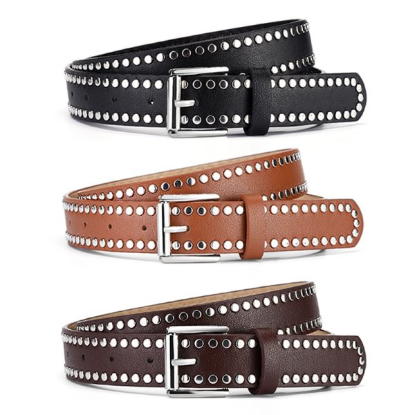 Belts | Womens Belt With Studs Accessories Belts