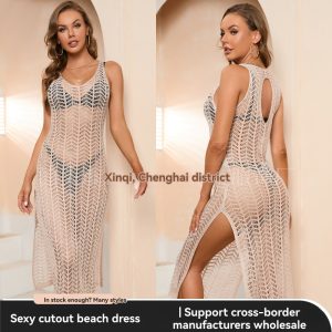 Dresses & Rompers | Womens Santorini Sun Crochet Dress Clothing Dresses & Rompers