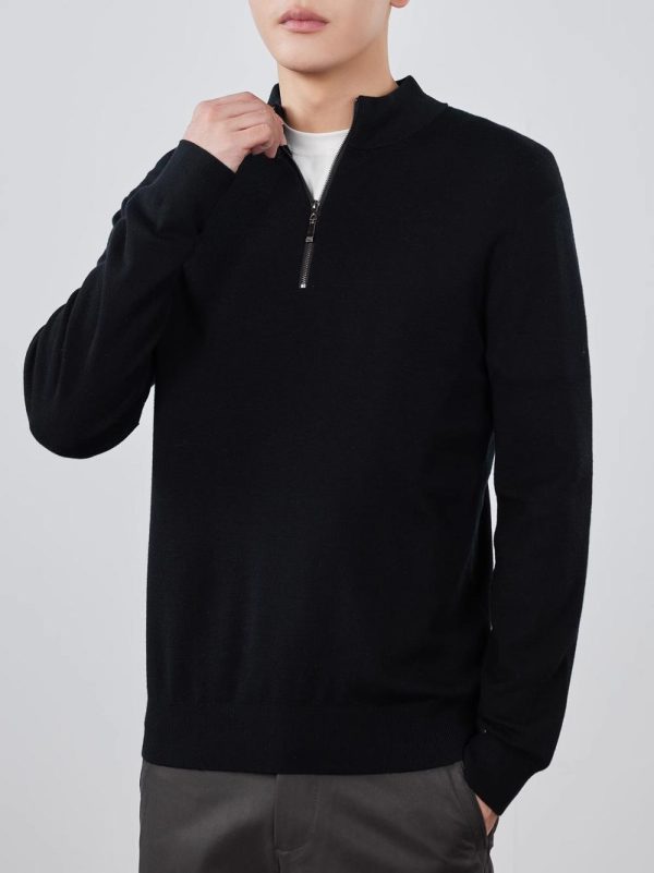 Knits | Mens Half-Zip-Pullover Clothing Knits