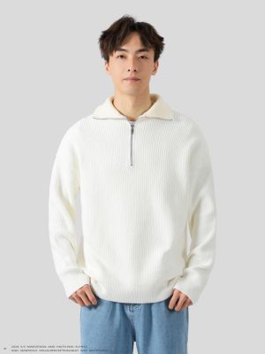 Knits | Mens Half-Zip-Pullover Clothing Knits