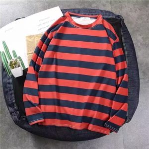 Knits | Mens Striped Knitted Jumper Clothing Knits