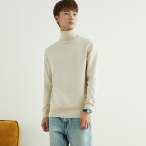 Knits | Mens Turtleneck Jumper Made From Organic Wool Clothing Knits