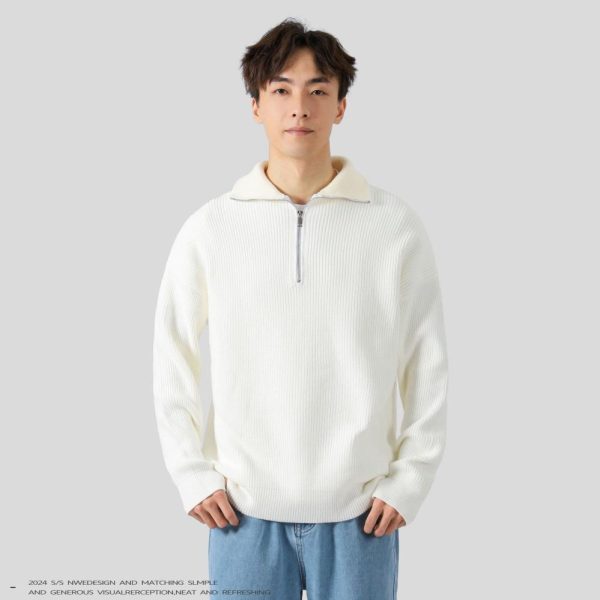 Knits | Mens Zip Jumper Clothing Knits