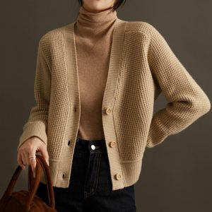 Knits | Womens Cardigan Made From Alpaca Mix Clothing Knits