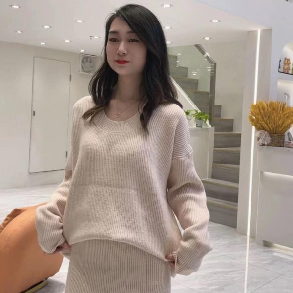 Knits | Womens Knitted Long-Sleeve Top Clothing Knits