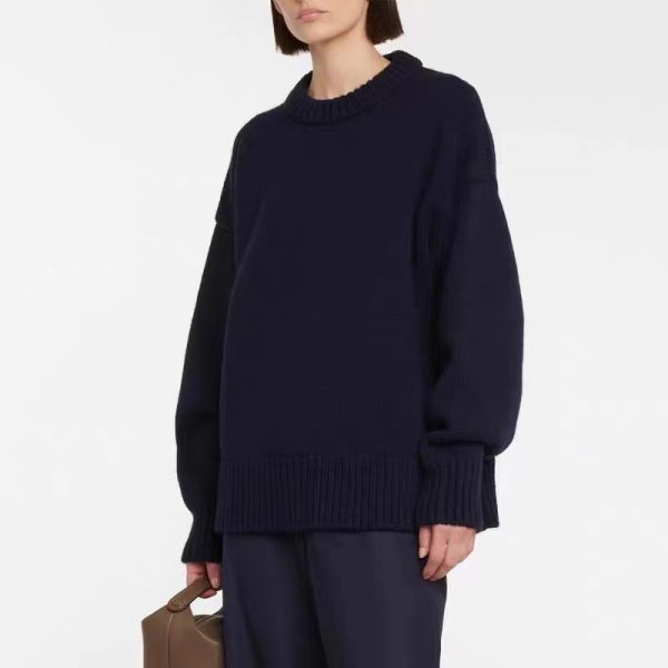 Knits | Womens Wool Mix Double-Face Jumper Clothing Knits