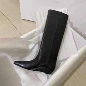 Leather Shoes | Womens Wedge Boots Leather Shoes Leather Shoes