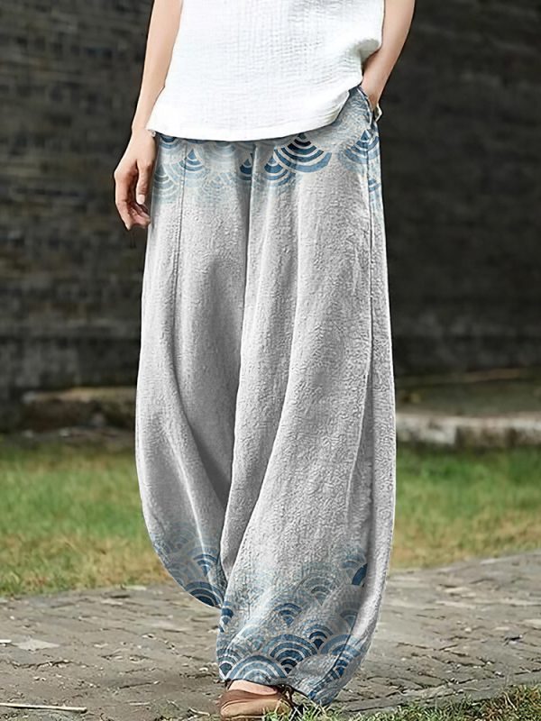 Pants | Womens Santorini Sun Printed Pant Clothing Pants