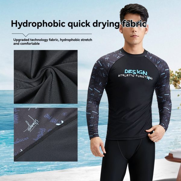 Rash Guards | Mens Shock Uv Long Sleeve Rash Vest Mens Mens