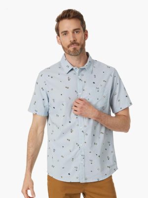 Shirts & Flannels | Mens Hula Breach Short Sleeve Shirt Clothing Mens