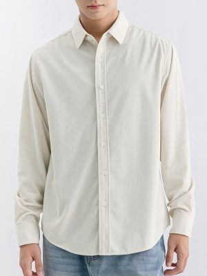 Shirts & Flannels | Mens Shirt With Stand-Up Collar Clothing Mens