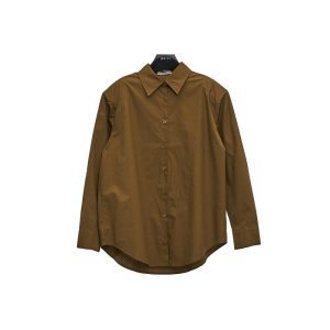 Shirts & Tops | Womens Cotton Poplin Blouse Clothing Shirts & Tops