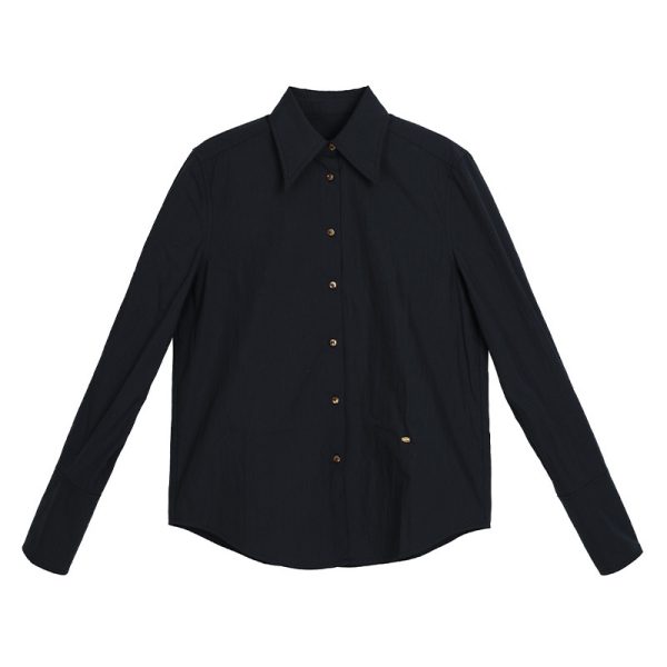 Shirts & Tops | Womens Cupro Blouse Clothing Shirts & Tops