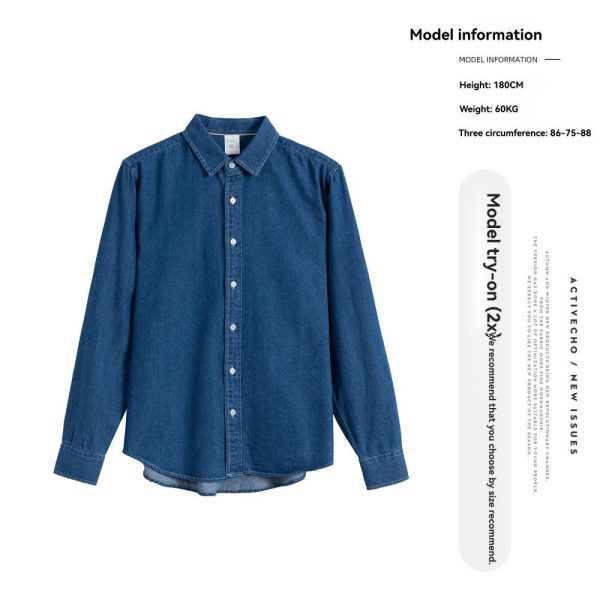 Shirts & Tops | Womens Denim Western Shirt Clothing Shirts & Tops