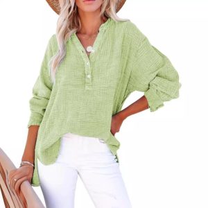 Shirts & Tops | Womens Premium Surf Shirt Sleeve Shirt Clothing Shirts & Tops