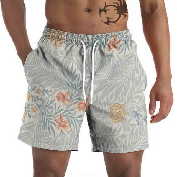 Side Pocket | Mens Sun Razed Floral Volley 17″ Boardshorts Boardshorts Mens