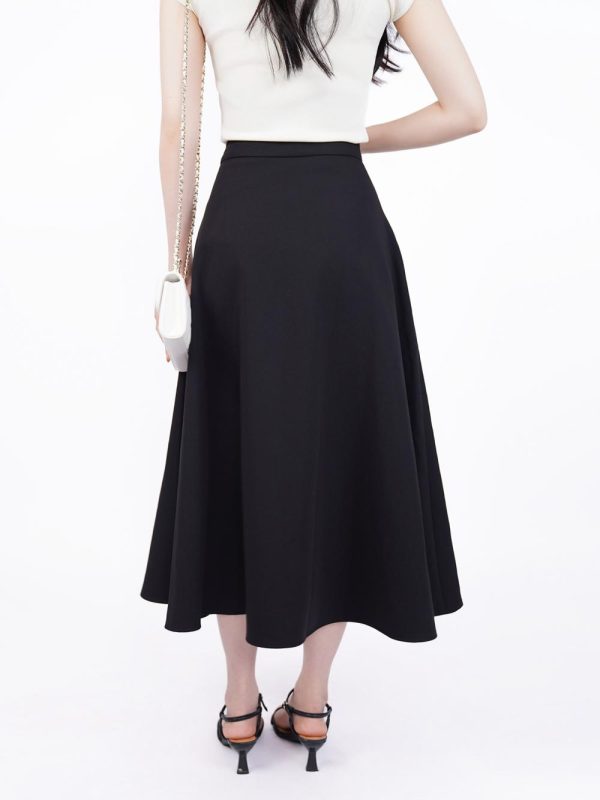 Skirts | Womens Crêpe Skirt Clothing Skirts