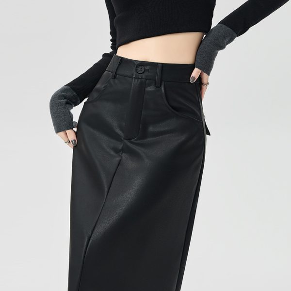 Skirts | Womens Leather Pencil Skirt Clothing Skirts