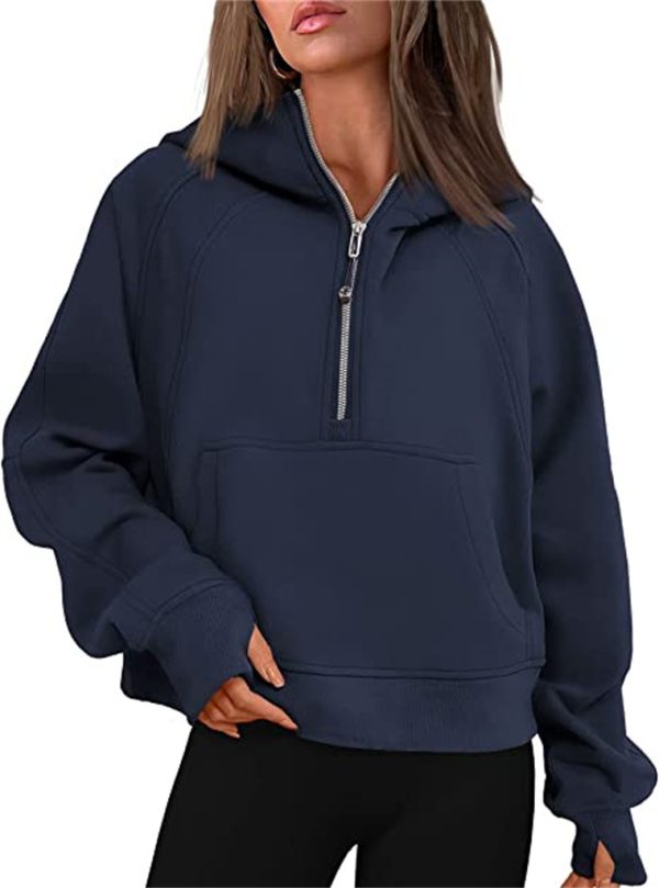 Sweatshirts | Mens Half-Zip Hoodie Clothing Mens