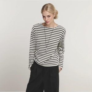 Tees & Tanks | Womens Striped Longsleeve Clothing Tees & Tanks